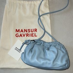 Mansur Gavriel Mini Cloud Leather Clutch